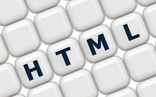 Beitragsbild für einen Blogartikel über HTML